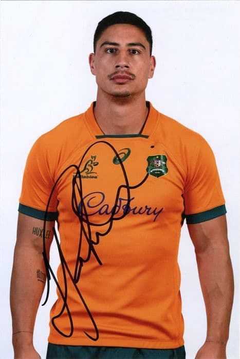 Lalakai Foketi, Australia, signed 6x4 inch photo.