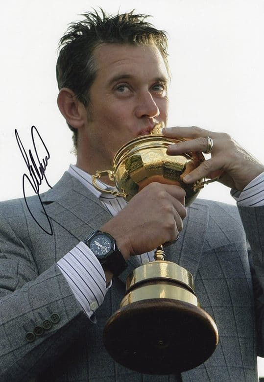 Lee Westwood, Ryder Cup 2010, signed 12x8 inch photo.