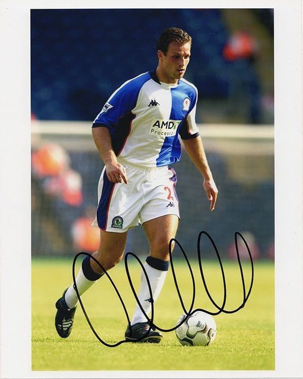 Lucas Neill, Blackburn Rovers & Australia, signed 10x8 inch photo.