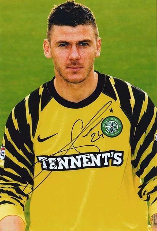 Lukasz Zaluska, Glasgow Celtic & Poland, signed 12x8 inch photo.