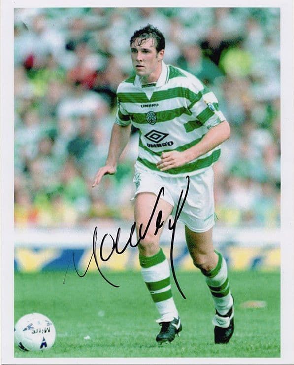 Malky Mackay, Glasgow Celtic, signed 10x8 inch photo.