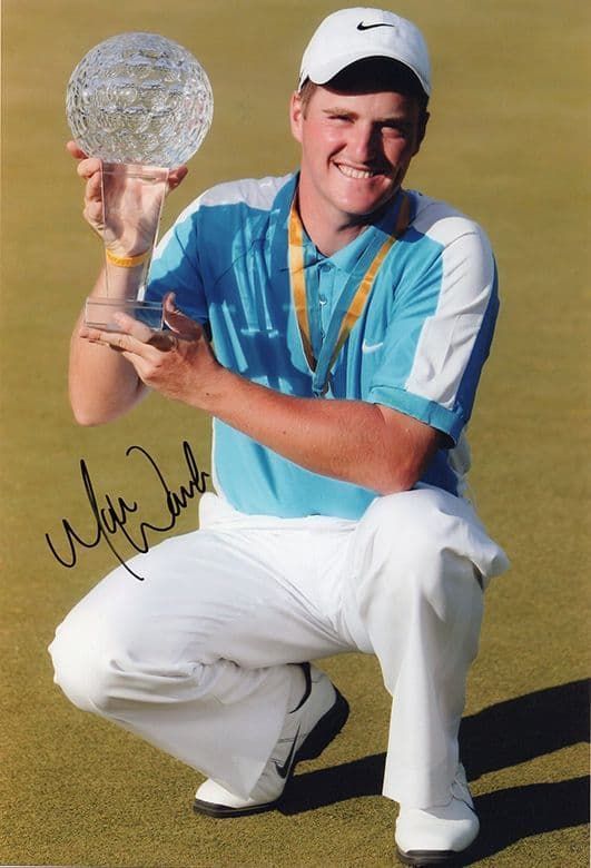 Marc Warren, Scottish golfer, signed 12x8 inch photo.