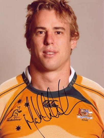 Mark Chisholm, Australia, signed 8x6 inch photo.