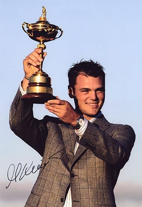 Martin Kaymer, Ryder Cup 2010 Celtic Manor, signed 12x8 inch photo.