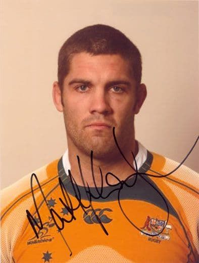 Matt Hodgson, Australia, signed 8x6 inch photo.
