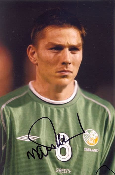 Matt Holland, Republic of Ireland, signed 6x4 inch photo.