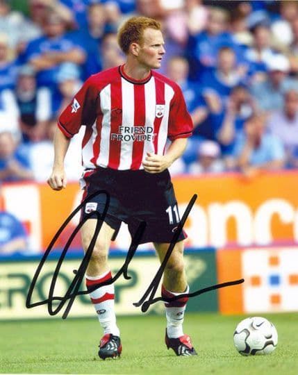 Michael Svensson, Southampton, signed 10x8 inch photo.