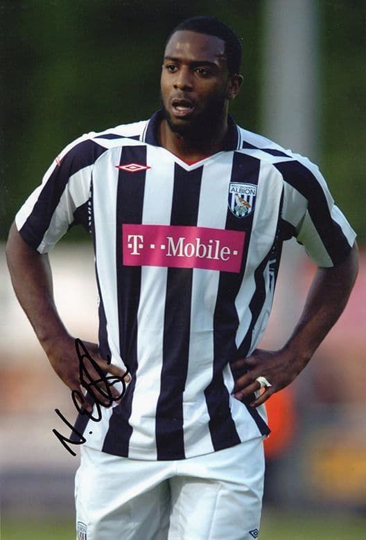 Nathan Ellington, West Brom, signed 12x8 inch photo.