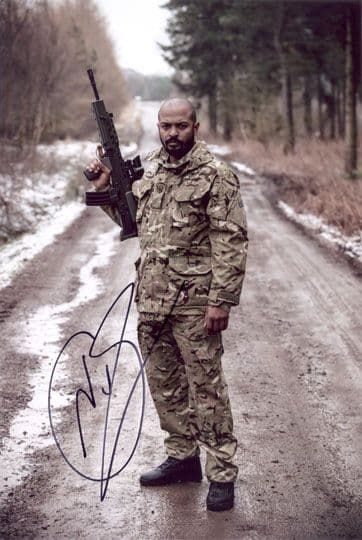 Noel Clarke, actor, screenwriter, director, signed 12x8 inch photo.