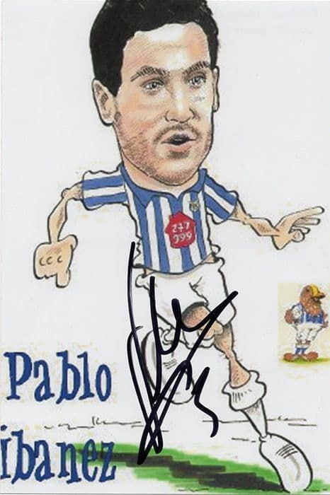 Pablo Ibanez, West Brom & Spain, signed 6x4 inch photo.