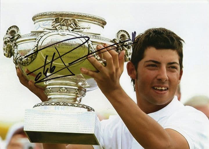 Pablo Larrazabal, Spanish golfer, signed 8x6 inch photo.
