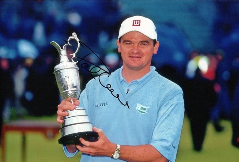 Paul Lawrie, Open Championship 1999 Carnoustie, signed 12x8 inch photo.