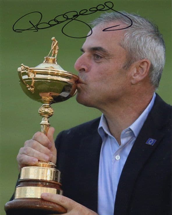 Paul McGinley, Ryder Cup 2014 Gleneagles, signed 10x8 inch photo.