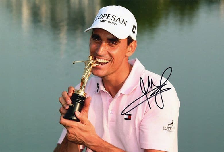 Rafael Cabrera-Bello, Spanish golfer, signed 12x8 inch photo.