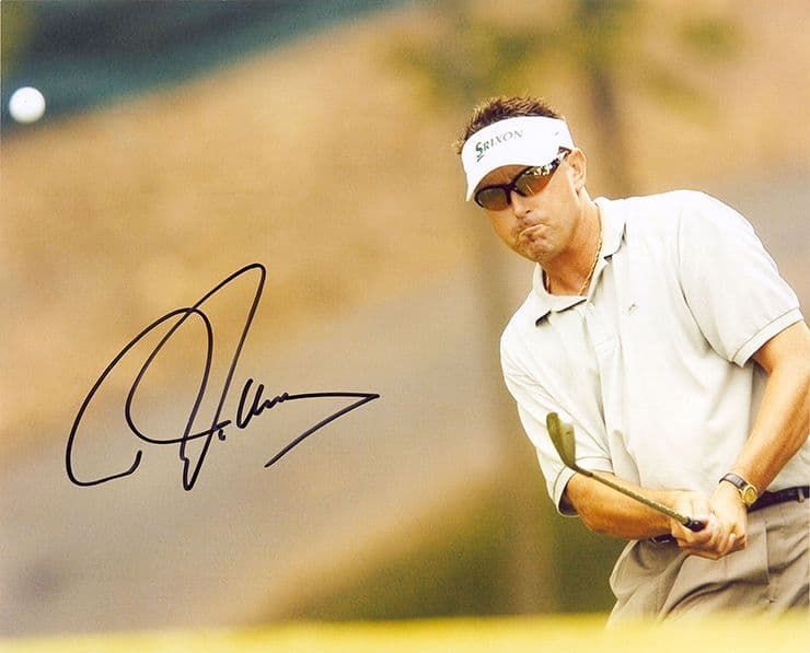 Robert Allenby, Australian golfer, signed 10x8 inch photo.