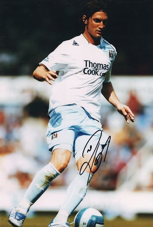 Rolando Bianchi, Manchester City, signed 12x8 inch photo.