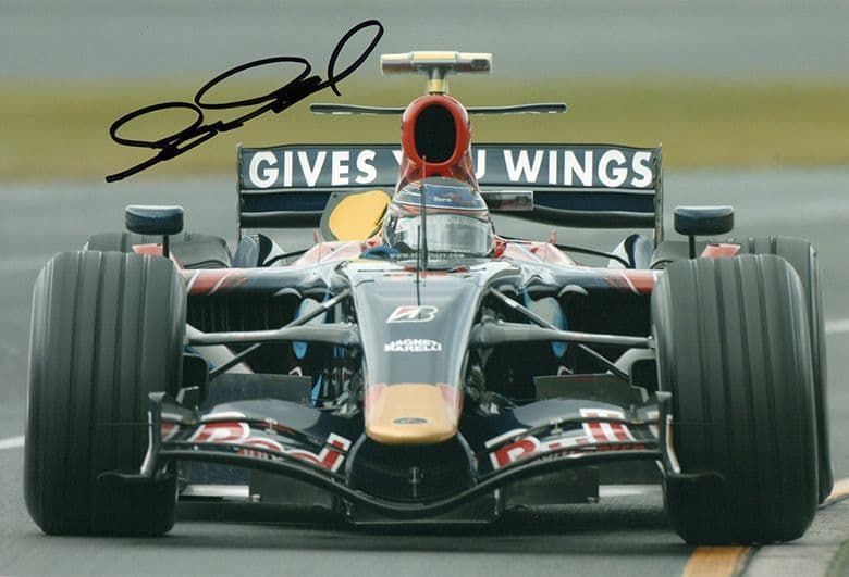 Scott Speed Scuderia Toro Rosso F1 signed 12x8 inch photo
