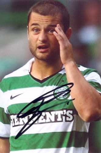 Shaun Maloney, Glasgow Celtic, signed 6x4 inch photo.