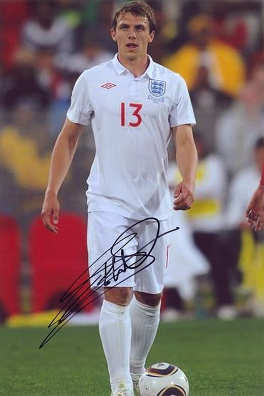 Stephen Warnock, England, signed 12x8 inch photo.
