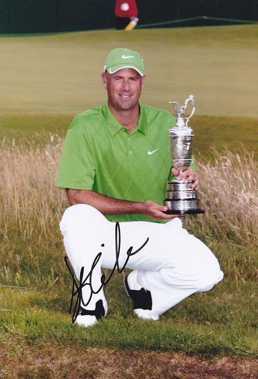 Stewart Cink, Open Champion 2009 Turnberry, signed 12x8 inch photo.