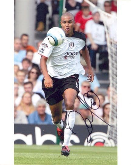 Zat Knight, Fulham, signed 10x8 inch photo.