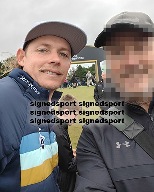 Cameron Smith signed 150th Open Championship 