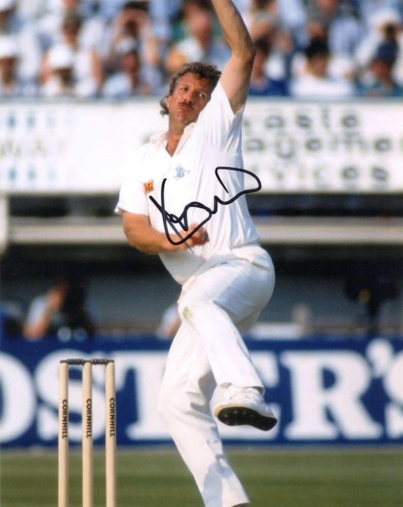 Min Patel, Kent & England, signed 6x4 inch promo card.