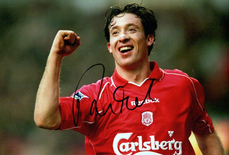 Glen Johnson, Liverpool & England, signed 12x8 inch photo.