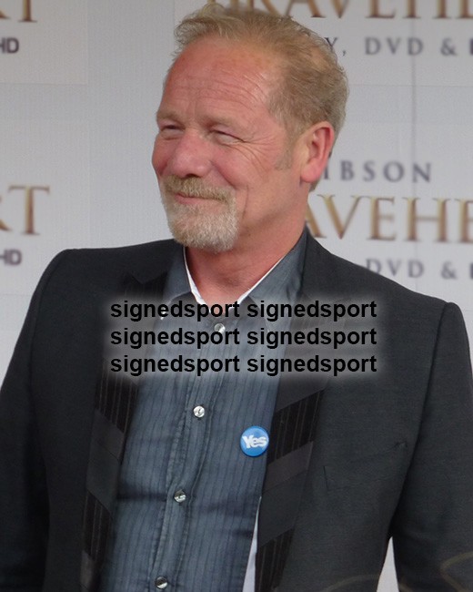 Peter Mullan, Trainspotting, signed 12x8 inch