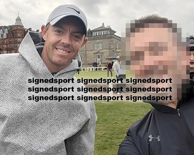 Rory McIlroy signed Masters Tournament 2025 A