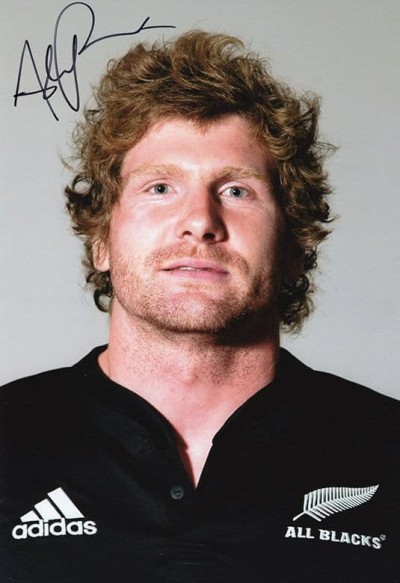 Adam Thomson, New Zealand All Blacks, signed 