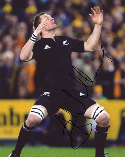 Ali Williams, New Zealand All Blacks, signed 