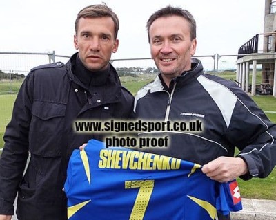 Andriy Shevchenko, AC Milan & Ukraine, signed