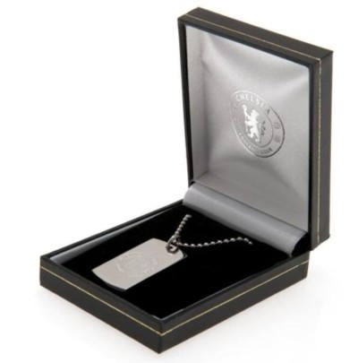 Chelsea FC engraved stainless steel dog tag &