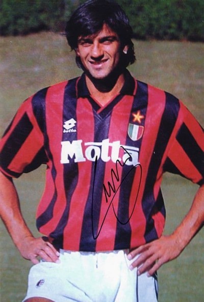 Gianluigi Lentini, AC Milan & Italy, signed 1