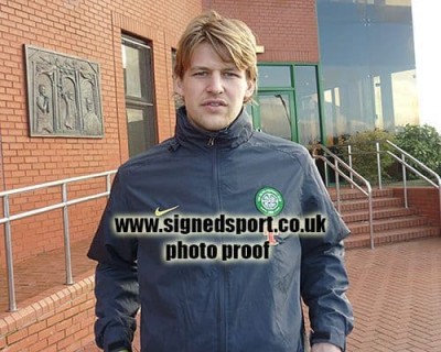 Glenn Loovens, Glasgow Celtic, signed 6x4 inc