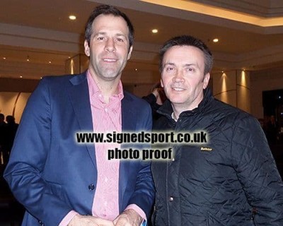 Greg Rusedski, British tennis player, signed 