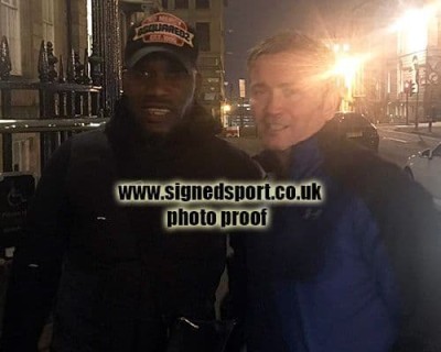 Jay-Jay Okocha, Bolton Wanderers, signed 12x8