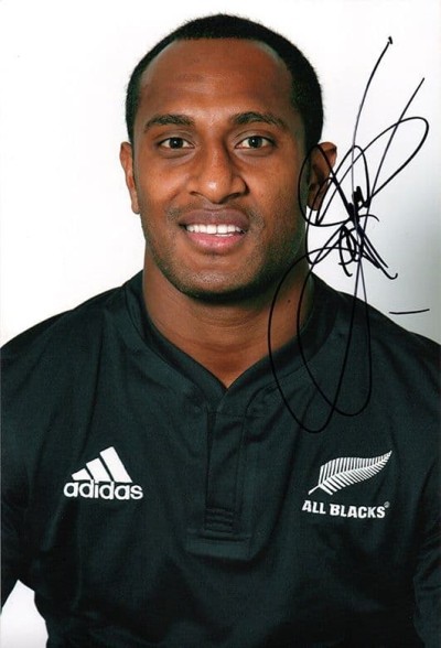 Joe Rokocoko, New Zealand All Blacks, signed 