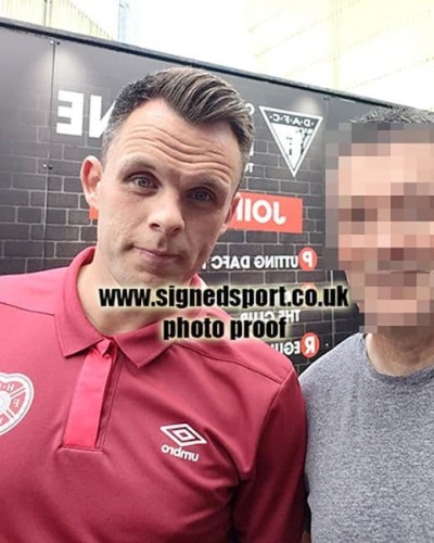 Lawrence Shankland, Hearts & Scotland, signed