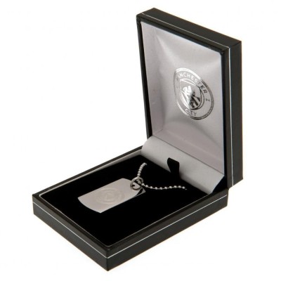 Manchester City FC engraved stainless steel d
