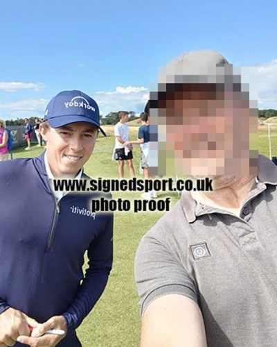 Matt Fitzpatrick, English golfer, signed 8x6 