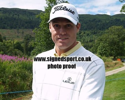 Nick Watney, PGA Tour golfer, signed 12x8 inc