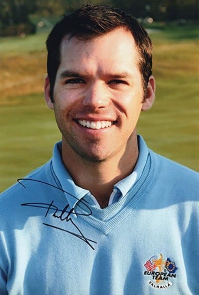 Paul Casey, Ryder Cup, signed 12x8 inch photo
