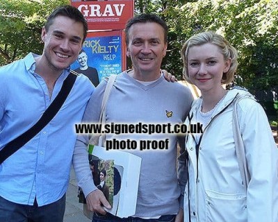 Sam Underwood, Dexter, signed 12x8 inch photo