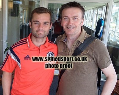 Shaun Maloney, Scotland, signed 12x8 inch pho