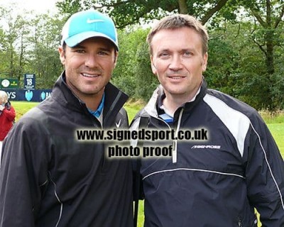 Trevor Immelman, South African golfer, signed