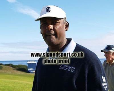 Vijay Singh, PGA Tour golfer, signed 12x8 inc
