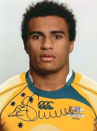 Will Genia, Australia, signed 8x6 inch photo.