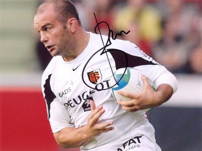 Yannick Bru, Stade Toulouse & France, signed 